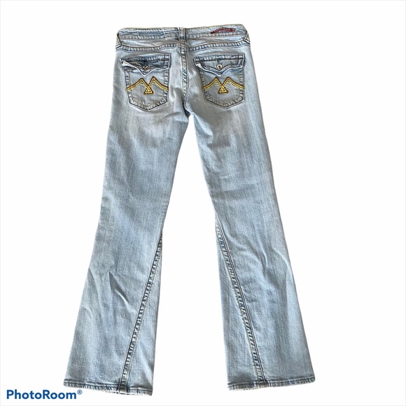 Vigoss Flare Light Wash Jeans Size 7/8 - Picture 4 of 6